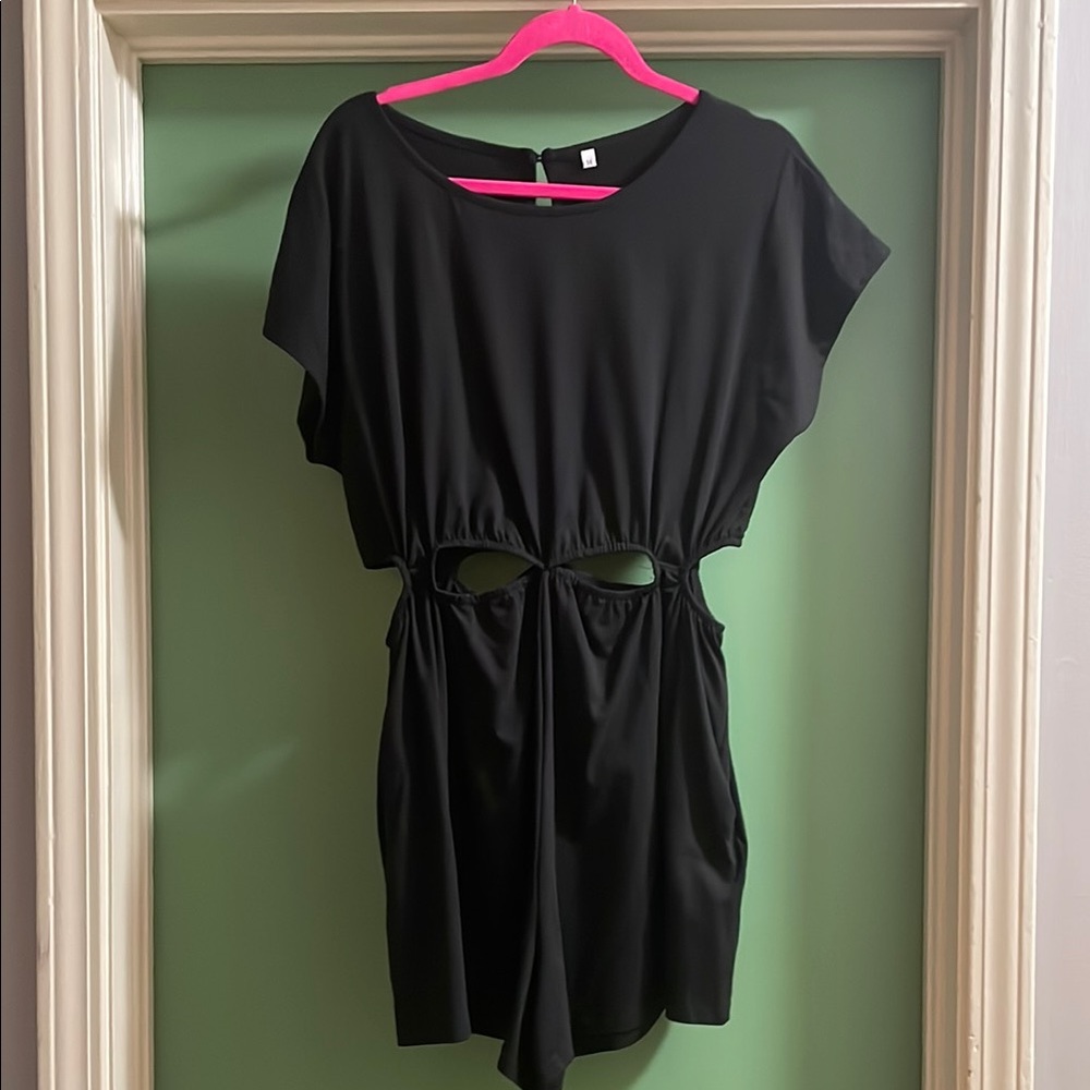 Black Cutout Romper